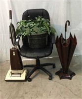 Chair, Vacuum & Umbrella Stand V10C