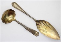 (2) Sterling Small Serving Spoons-41.9g