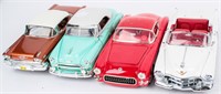 Collection of 4 Die Cast Classic Cars