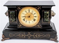 Antique 1882 Romanist Ansonia Mantel Shelf Clock