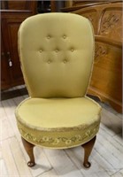 Art Deco Period Slipper Chair.