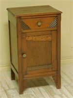 Art Deco Style Oak Side Cabinet.