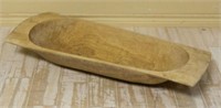 Primitive Pine Dough Bowl.