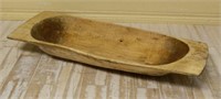 Primitive Pine Dough Bowl.