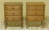 Louis XV Style Near Pair of Oak Side Chests.