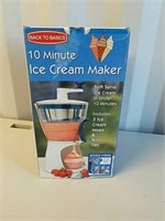New 10 minute ice cream maker back to the basics