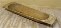 Primitive Pine Dough Bowl.