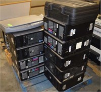PALLET WITH 9-DELL DESKTOP COMPUTERS,