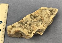 A very unique rock specimen, heavy crystallization