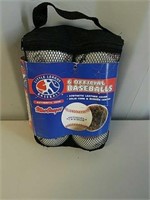 New MacGregor Baseballs in carrying pouch, 6 in