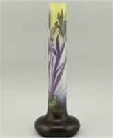 Large Emile Galle Iris Vase