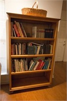 Wooden 4 shelf bookcase