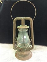 Vintage Lantern, 14" T, Clear Globe