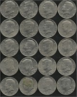 20 - Kennedy Half Dollar Coins