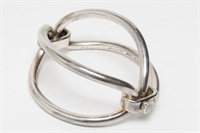 Vintage Hans Hansen Sterling Silver Cuff Bracelet