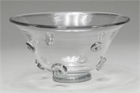Steuben-Manner Lead Crystal "Spiral" Bowl