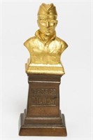 WWI Gilt-Bronze Bust-George Dilboy, 1930 Militaria