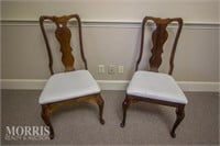 Pair of Queen Ann side chairs