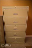 5 Drawer lateral file cabinet