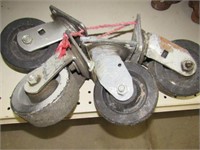 4) 5" Casters