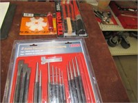 Punch and Chisel Set, Wire Brushes, Radiator Fin