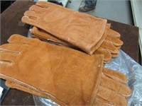 4 New Heavy Duty Work Welding Gloves Leather