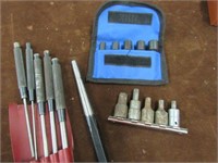 Metric Rounded Nut Extractor Set, Punch Set