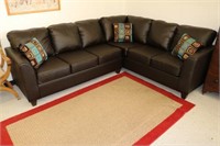 New Large Brown Sectional