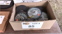 Box of 7" grinder wheels