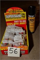 36 INSECT WRISTBAND REPELLANTS & SPRAY