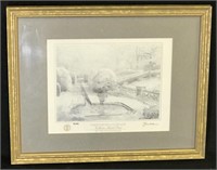 Signed and Numbered Thomas Kinkade Framed