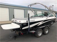 2007 CALABRIA PRO V II BOAT & TRAILER - ONLY 174.7