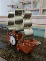 Wooden Sailboat- clock
