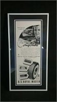 Authentic 1940 Royal Master Tires Framed Ad