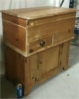 wooden storage cabinet 29x18x31H