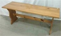 wooden bench 40x13x17H