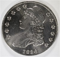 1836 BUST HALF DOLLAR  AU