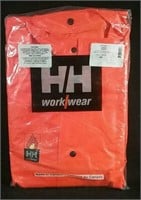 New Helly Hansen Orange Top Deck Rain Coat