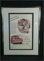 Authentic 1946 Ford in Your Future Framed Ad