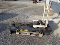 Hyster 3 stage fork lift mast w/side shift forks