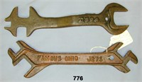 Two implement wrenches