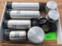 (7) KLEAN KANTEEN CONTAINERS - VARIOUS SIZES