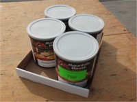 (4) FREEZE DRIED FOOD MT. HOUSE CANS
