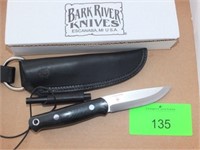 BARK RIVER KNIVES - BUSHCRAFTER, CPM 3V, BLACK CAN