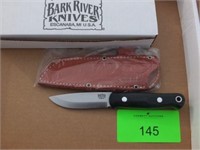 BARK RIVER KNIVES - BUSHCRAFTER, CPM 3V, BLACK CAN