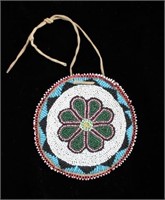 Shoshone Indian Fully Beaded Pouch