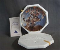 1993 Hamilton Whitetail Deer Plate Interlude NIB