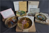 5 Edwin Knowles and Reco Bradford Collector Plates