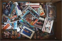 About 200 Basket Ball Trading Cards