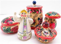 Hand Painted Russian Folk Art Souvenirs